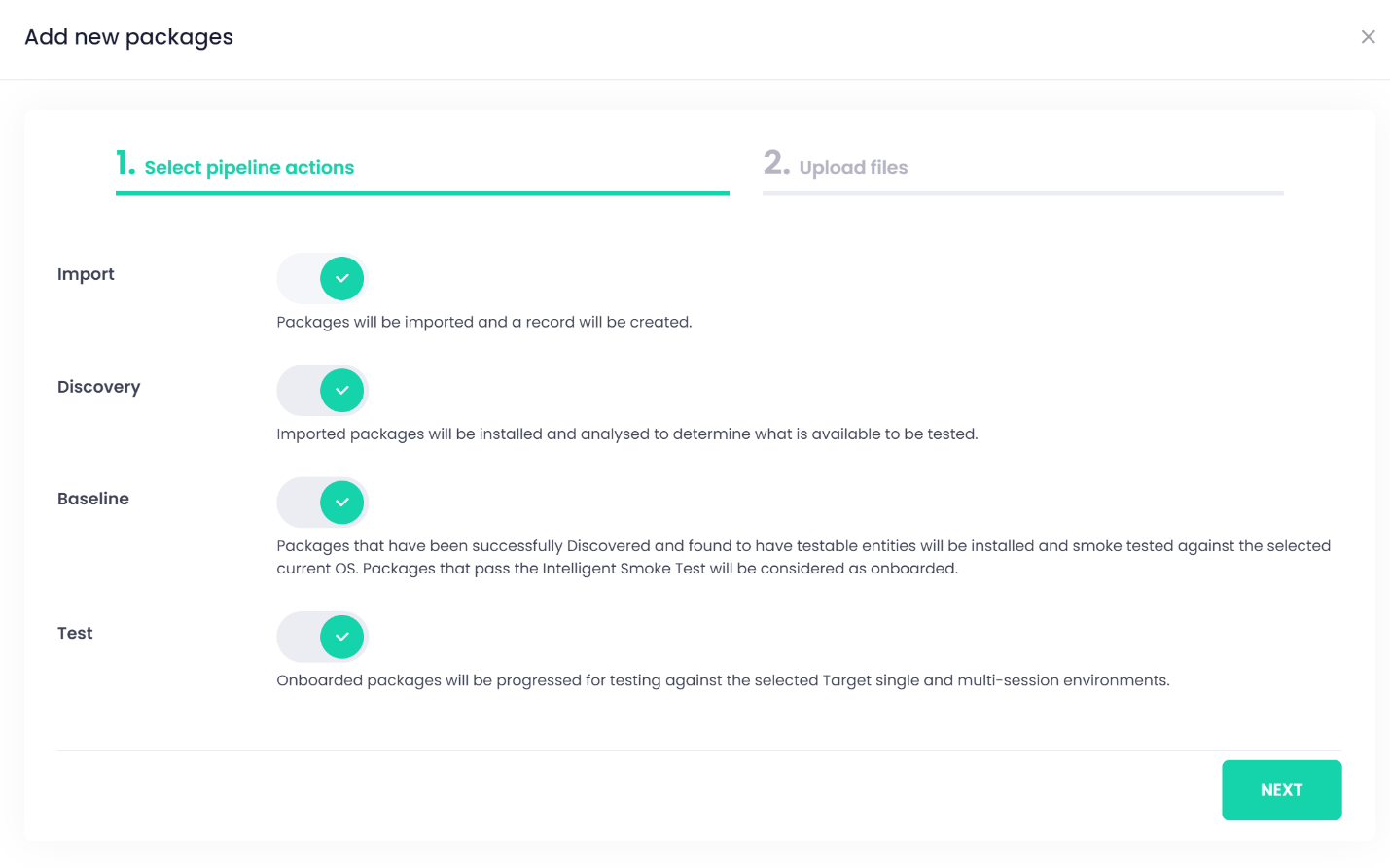A screenshot of how to add new packages in the Rimo3 platform.