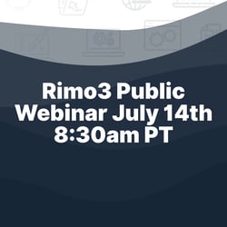 Rimo3 Public Webinar