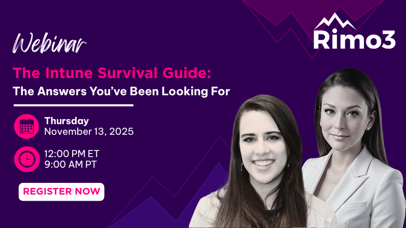 Image for November 13, 2025 | Webinar | The Intune Survival Guide: The Answers You’ve Been Looking For