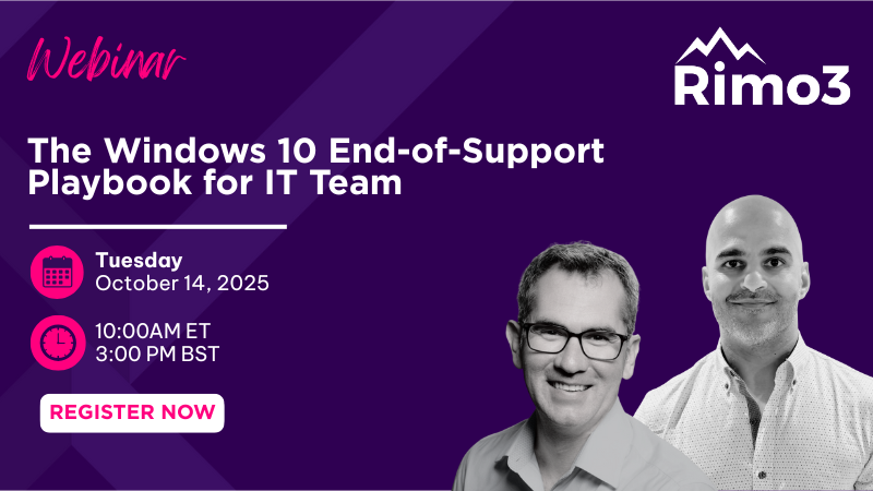Image for October 14 2025 | Webinar | The Windows 10 End-of-Support Playbook for IT Teams