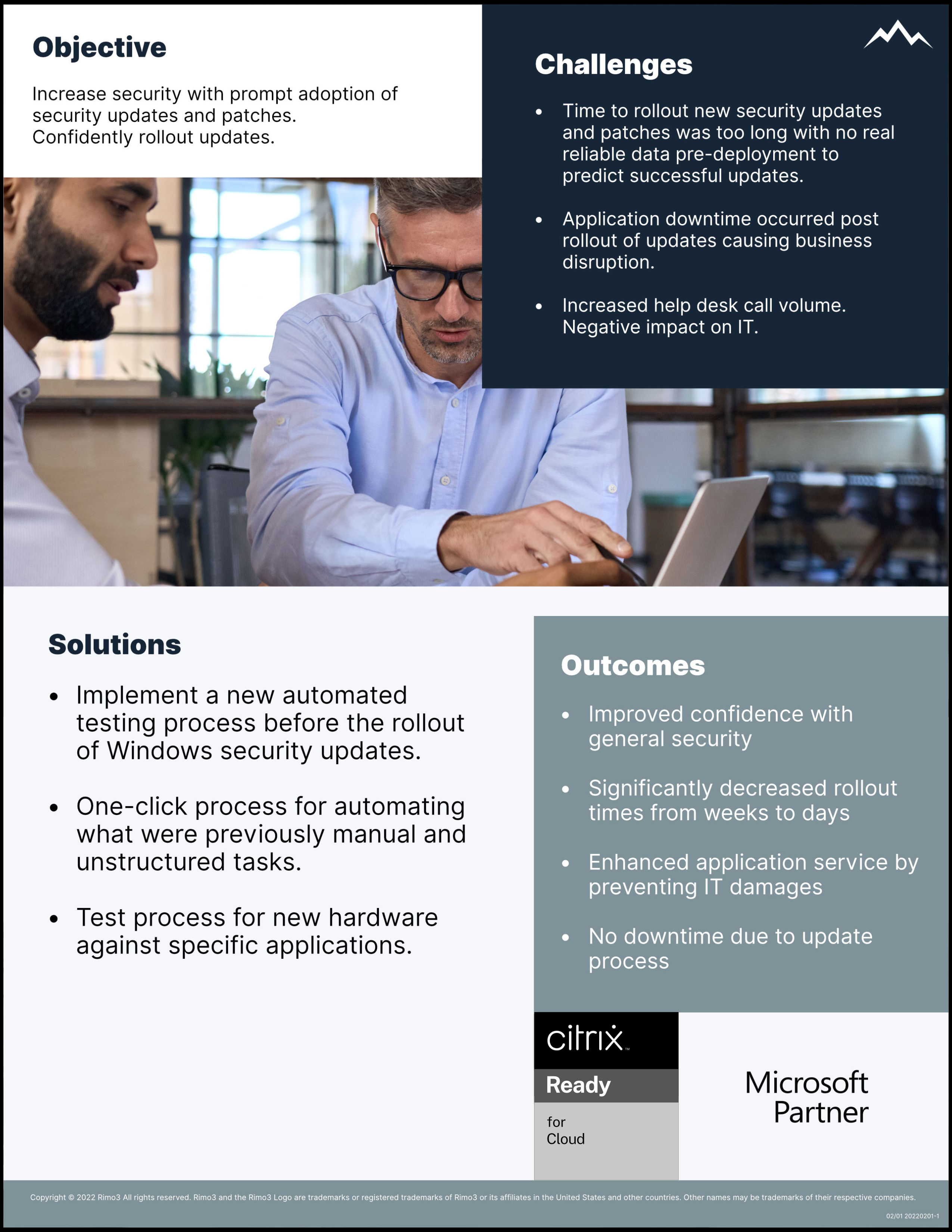 Rimo3 Windows Security Patch Testing Page 2-1