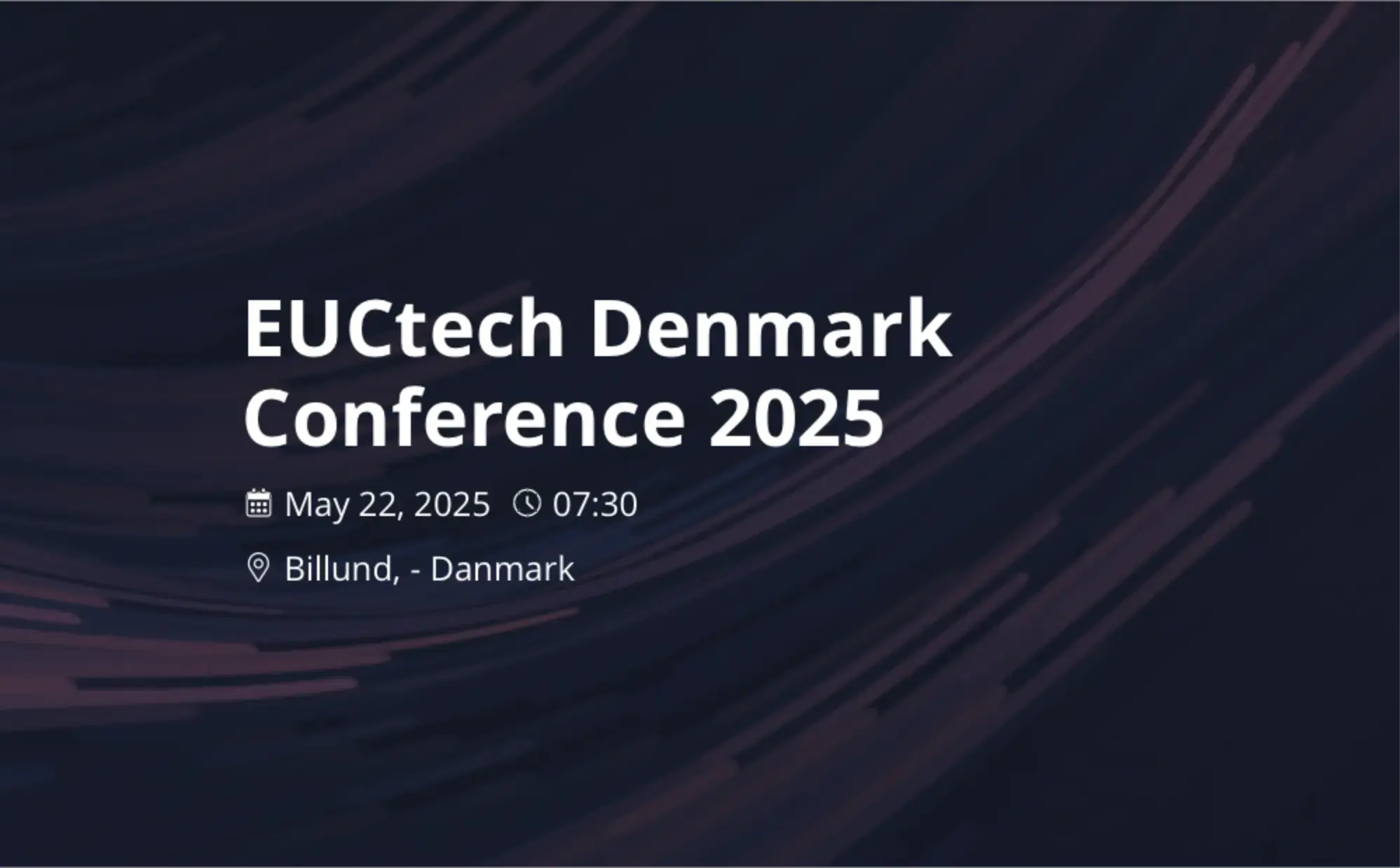 Image for EUCtech Denmark Conference 2025 | May 22, 2025